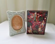Collectible 1981 The Avon Tapestry Collection Porcelain Picture Frame NEW Vintag picture