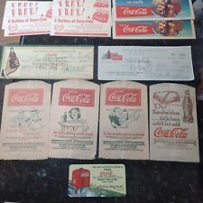 Vintage Coca-Cola COLLECTIBLES Lot  RC COLA Memorabilia Norman Rockwell Amoco picture