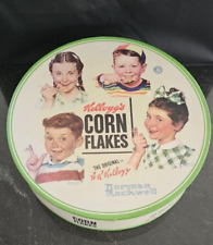 2013 Kellogg's Corn Flakes Norman Rockwell four Ceramic Cereal Bowls w/box  picture