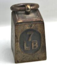 Vintage Brass 7LB Weight Block picture