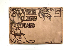 c.1917 Fort Worth Texas Souvenir Folding Postcard: 22 Fold-Out Views picture