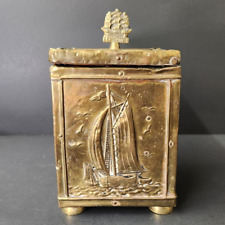True Antique Brass Tea Caddy picture