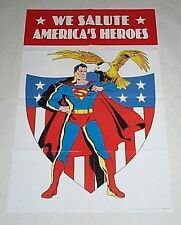 2001 Golden Age Superman poster 34x22 DC comic book cover promo poster:JLA/JSA picture