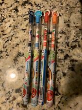 4 VINTAGE RECYCLED NEWSPAPER SMENCILS SCENTED PENCILS picture
