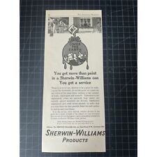Antique 1918 Sherwin-Williams Paint Print Ad picture