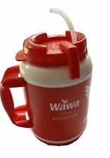 Wawa Whirley Drink Huge Mega  64oz Hot & Cold Insulated Drink Cup With Straw USA picture
