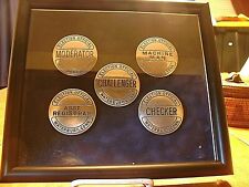 Lot of 5 RARE Political Election Official Pin Back Badges From Waterbury Ct picture