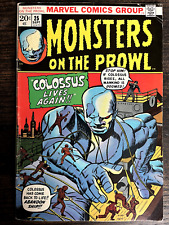 MONSTERS ON THE PROWL #25 (Marvel 1973) MONSTER BRONZE AGE FN- picture