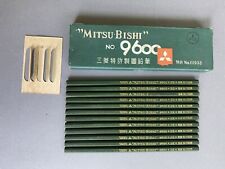 VERY RARE Complete box Japanese Vintage Pencil Mitsubishi 9600 1945 pre-JIS picture