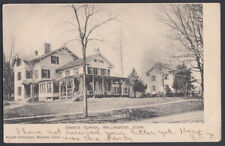 View of The Choate School in Wallingford CT undivided back postcard 1905 picture