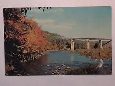 White Haven Poconos White Haven Pennsylvania Turnpike Over Creek Postcard picture