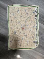 1942 SERP TOURIST MAP OF PARIS DURING GERMAN OCCUPATION  picture