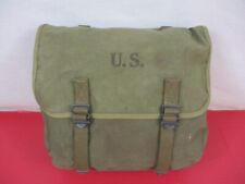 WWII US Army M1936 Canvas Musette Bag or Pack OD Green Color  Dtd 1944 - NICE #4 picture
