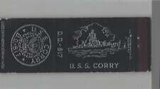 Matchbook Cover - US Navy Ship - USS Corry DD-817 picture