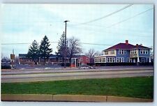 Kingston Rhode Island Postcard Tower Restaurant Motel Vacationland c1960 Vintage picture