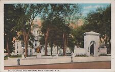 Concord New Hampshire State Capitol Memorial Arch Posted 1925 picture