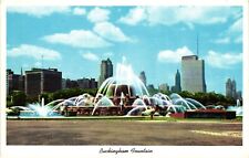 Postcard:  Buckingham Memorial Fountain, Grant Park - Chicago -- Illinois -- USA picture
