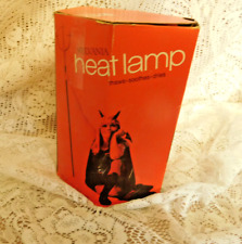 Vintage Red Sylvania Heat Lamp Bulb in Original Box With Lady Devil ~FREE SHIP picture