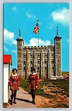 London England Tower Of London - Castle VINTAGE Postcard picture