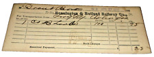 APRIL 1898 BENNINGTON & RUTLAND ARLINGTON VERMONT FREIGHT BILL picture