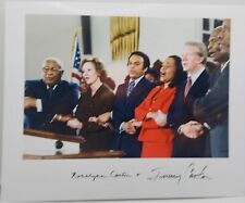  President Jimmy Carter & Rosalynn Carter Signed Civil Rights Pioneers picture