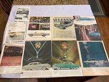 VINTAGE car (30s-60s) auto magazine advertising lot #6 picture