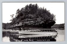 Lower Dells WI-Wiscosnin, RPPC Lone Rock, Antique, Vintage Postcard picture