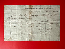 Ulysses S. Grant Signed Field Pass - Autograph 1864 - w/Letter of Authenticity picture