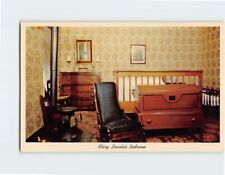 Postcard Mary Lincolns Bedroom Abraham Lincolns Home Springfield Illinois USA picture