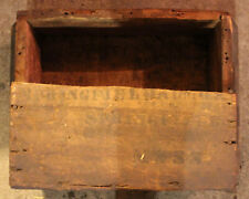 Original US Military Wooden Ammo Crate ~ New York Arsenal ~ Springfield Armory picture