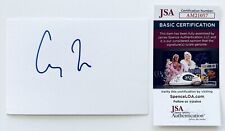 Christopher Nolan signed Index card with JSA Authenticated picture