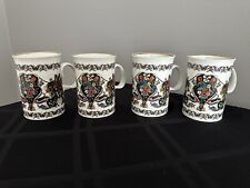 Vintage Gucci Floral Coffe Mugs Set Of 4 picture