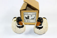 Otagiri Japan Mallard Ducks 1 Pair New / Old Stock NOS Vintage 1960's Orig. Box picture