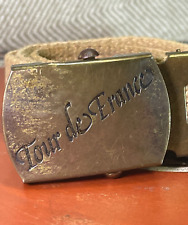 VINTAGE Tour de France Collectible Changeable Buckle with Woven 22