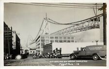 Piggott RPPC 1119 SF-Oakland Bay Bridge Completed, Giannini Delivery Svc Truck picture