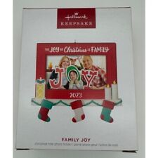 Hallmark Keepsake The Joy of Christmas is Family 2023 Ornament Photo Frame NIB picture