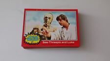Vintage 1977 Star Wars Trading Cards Red Lot Of 28 Very Good Condition Luke C3PO picture