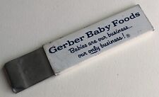 Vintage GERBER BABY FOODS Box Cutter Utility Knife Blade USA picture