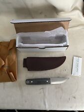LT Wright Knives. Pronghorn O1 Steel Black Matte Micarta W/ Scandi Grind. (NIB) picture