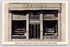 1920s~Kerhulu Patisserie~French Restaurant~Quebec City Canada~Vintage Postcard picture