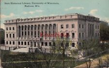 Postcard State Historical Library University Wisconsin Madison WI picture