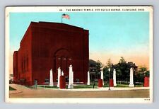 Cleveland OH-Ohio, Panoramic Masonic Temple, Antique Souvenir Vintage Postcard picture