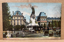 Postcard Paris Place De La Republique picture