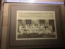 LARGE CABINET PHOTO-  1922 first class photo Virginia with black students picture