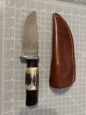 Beautiful John Roy Stag Custom Wide Blade Knife picture