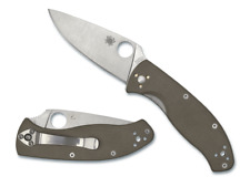 Spyderco Knife Tenacious C122GBNM4P Liner Lock CPM-M4 Brown G-10 Pocket Knives picture