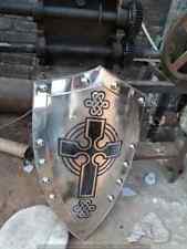 Medieval Knight Templar Crusader Metal Shield Armour Battle Ready Larp Sca Gift picture