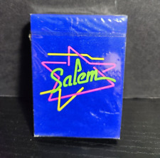 Vintage VTG Salem cigarettes playing cards sealed NEW 90's neon picture