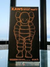 NEW Kaws What Party Figure Orange Open Edition. New in Box picture