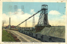 1937 Duluth,MN Shaft House And Stock Pile Underground Mine St. Louis County picture